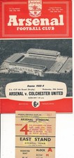 Ticket arsenal colchester for sale  LONDON