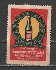 Reklamemarke brambacher sprude gebraucht kaufen  Deutschland