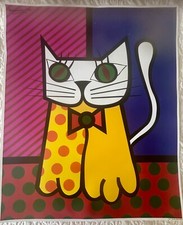 Romero britto cat for sale  Miami