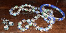 Collana orecchini bracciale usato  Latina