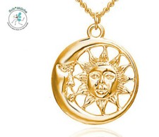 Halskette halbmond sonne gebraucht kaufen  Hannover