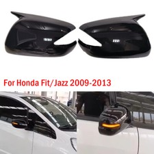 Tampa de espelho retrovisor preta brilhante para Honda Fit/Jazz 2009-2013 comprar usado  Enviando para Brazil