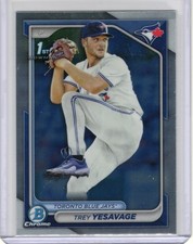 Używany, 2024 Bowman Chrome  Trey Yesavage #BDC-92 Toronto Blue Jays  Rookie Card  na sprzedaż  Wysyłka do Poland