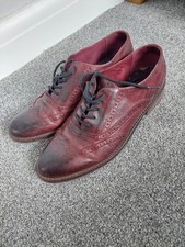 ladies burgundy brogues for sale  NORMANTON