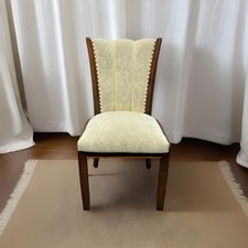 Polsterstuhl beige art gebraucht kaufen  Wesel