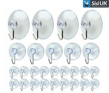 Clear suction hooks for sale  LONDON