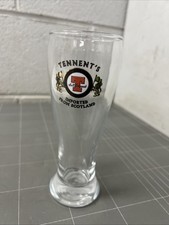 VINTAGE VIDRO TENNENTS ESCOCÊS POTE ESCUNA CANECA JARRO CERVEJA MANCAVE BAR PUB RETRÔ comprar usado  Enviando para Brazil