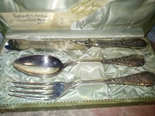 Silber tauf besteck gebraucht kaufen  Norden