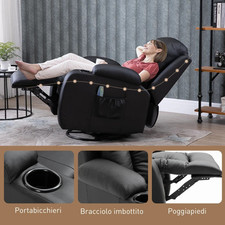 Poltrona relax reclinabile usato  Milano