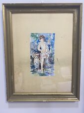 Quadro antico acquerello usato  Napoli