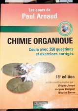 Chimie organique paul d'occasion  Traînou