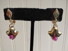 Metal pink glass for sale  Enfield