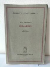 Orlandino teofilo folengo usato  Italia