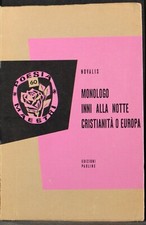 Novalis monologo. inni usato  Battipaglia