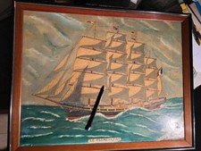 Peinture marine voile d'occasion  Jouars-Pontchartrain