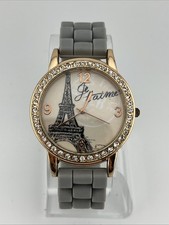 etc! Relógio Paris Torre Eiffel Feminino 38mm Estojo Pulseira de Silicone - Nova Bateria comprar usado  Enviando para Brazil