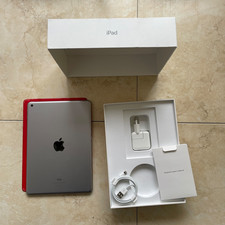 Apple iPad 6th Generation Wi-Fi 32GB 9.7” – Space Gray – iPadOS 17 – Boxed + Red comprar usado  Enviando para Brazil