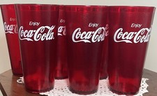 Copos vintage de Coca-Cola para restaurante G.E.T. Lote de 12 copos de Coca-Cola 6624 Enjoy, usado comprar usado  Enviando para Brazil