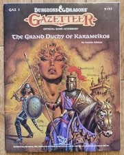 RPG Dungeons & Dragons Book GAZ 1 O Grão-Ducado de Karameikos por TSR com Mapa comprar usado  Enviando para Brazil