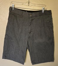 Bermuda Volcom Frickin Too 10 polegadas cinza escuro tamanho 32 casual skatista Cali comprar usado  Enviando para Brazil