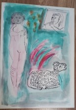 Bruno cassinari litografia usato  San Nicolo d'Arcidano