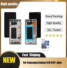 Usado, Tela LCD digitalizador tela sensível ao toque + quadro para Samsung Galaxy S10 S10+ plus HAU comprar usado  Enviando para Brazil
