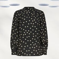 Blusa Ex Feminina Tamanho Alto Manga Longa Bolinhas Preta comprar usado  Enviando para Brazil