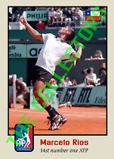 #14 MARCELO RIOS, ATP NUMBERS ONE SERIE. COLECTION CARD. NO PANINI/NO TOPPS comprar usado  Enviando para Brazil