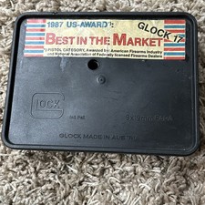 CAIXA DE ARMAZENAMENTO USADA OEM GLOCK 17 GEN 1 TUPPERWARE CAIXA DE PLÁSTICO PRETA 19 22 23 Envio comprar usado  Enviando para Brazil