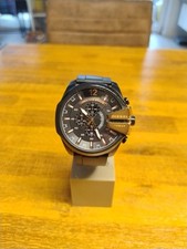Diesel Uhr Mega Chief Herren Chronograph, DZ4309, neue Batterie,neues Band Gummi comprar usado  Enviando para Brazil