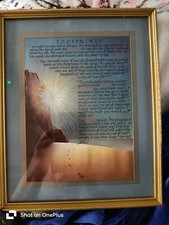 Footprints sand plaque for sale  BALLYMENA