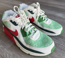 Suéter de Natal Nike Air Max 90 DC1621-100 tamanho 5,5Y, usado comprar usado  Enviando para Brazil
