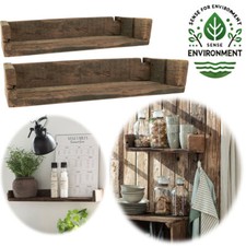 Vintage holz wandregal gebraucht kaufen  Schenefeld