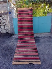 Tapete de corredor turco antigo Kilim 11,5x3,1 pés – Tapete longo listrado de lã feito à mão comprar usado Tapete de corredor turco antigo Kilim 11,5x3,1 pés – Tapete longo listrado de lã feito à mão comprar usado  Enviando para Brazil
