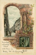 Ansichtskarte blick grimmaisch gebraucht kaufen  Eggenstein-Leopoldshafen