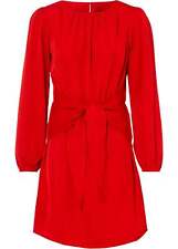 Satin kleid erdbeere gebraucht kaufen  Deutschland