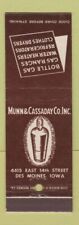 Usado, Capa Matchbook - Aparelhos a gás engarrafados Munn & Cassaday Des Moines IA comprar usado  Enviando para Brazil