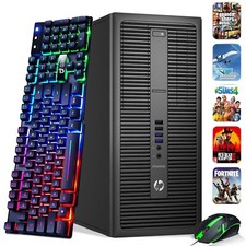 HP G2 Tower Gaming PC i5-6500 8GB RAM 256GB M.2 SSD 1TB HDD NVIDIA GT 1030 Win11, usado comprar usado  Enviando para Brazil
