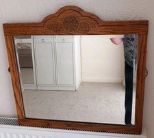 Vintage oak mirror for sale  WARRINGTON