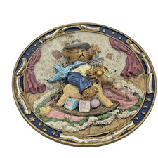 Vintage ceramic handpainted for sale  Raceland