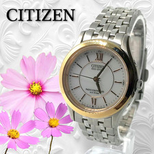 Relógio solar Citizen Radio dourado combinação redondo 3 ponteiros feminino 32mm comprar usado  Enviando para Brazil