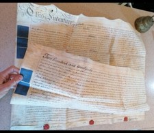 1803 vellum indenture for sale  NORTHWICH