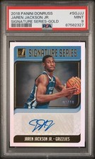 Jaren Jackson Jr 2018 Panini Donruss Signature Series Gold /10 PSA 9 #SGJJJ, usado comprar usado Jaren Jackson Jr 2018 Panini Donruss Signature Series Gold /10 PSA 9 #SGJJJ, usado comprar usado  Enviando para Brazil