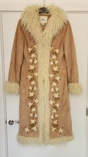 Floral afghan coat for sale  GLOSSOP