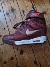 Nike Air Revolution Sky High Milan feminino tamanho 7 couro borgonha e rosa  comprar usado  Enviando para Brazil
