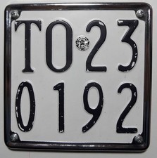 Nummernschild italien torino gebraucht kaufen  Bonn