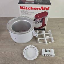Batedeira KitchenAid suporte 2 quartos sorvete sorvete iogurte  comprar usado  Enviando para Brazil