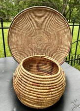 Vintage coiled basket for sale  Greenwood