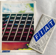 Usado, Folheto Fiat Panda Uno Turbo 126 X1/9 Strada Croma Regata + Lista de Preços 1986 comprar usado  Enviando para Brazil