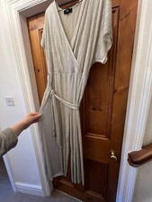 Floaty silver jumpsuit for sale  PRESTON